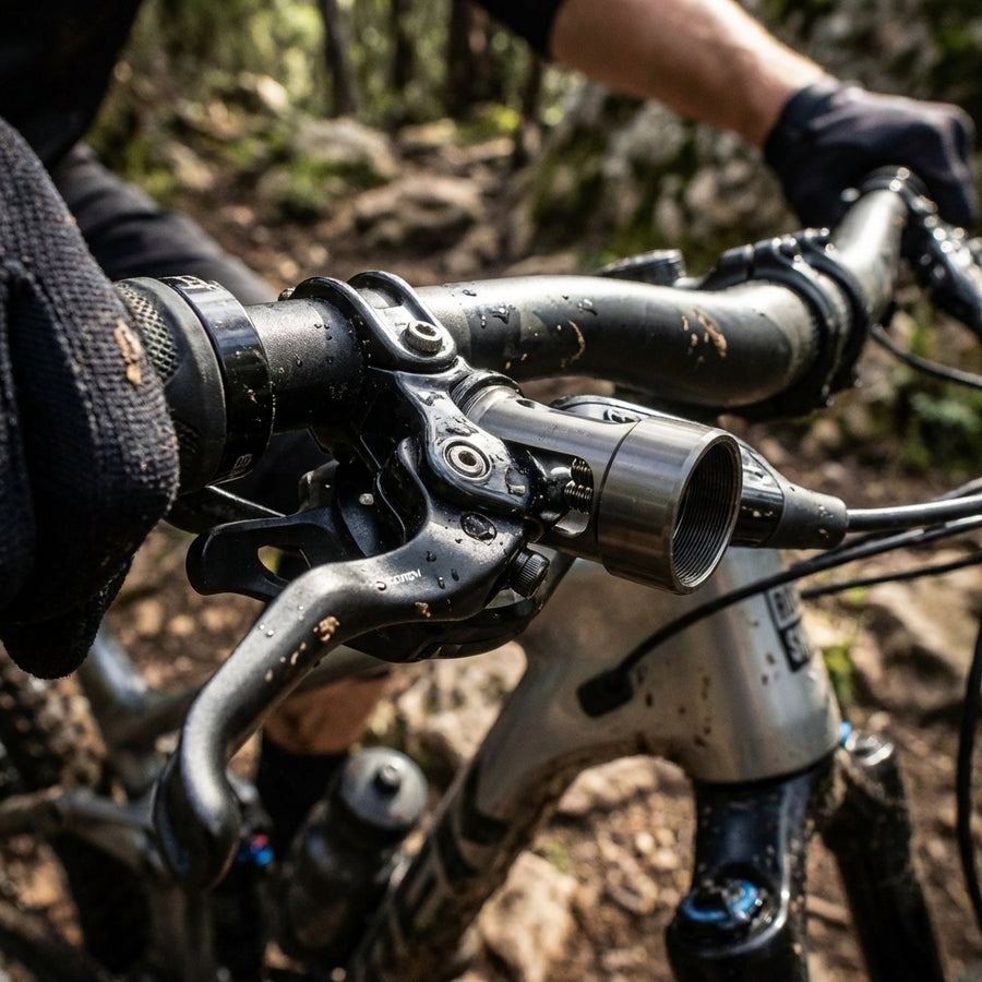 RockShox KnobKit Compr.Dämpfer SID/SID SL C1 2021 RaceDay Dämpfer am Mountainbike-Lenker.