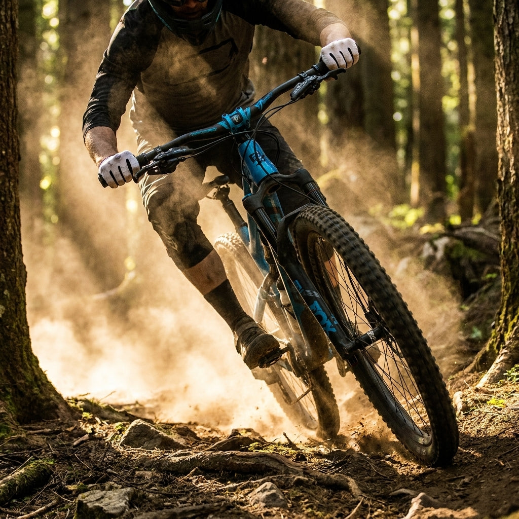 Race Face Turbine R Vorbau 35mm 50mm blau. Steifer, präziser Enduro MTB Vorbau für maximale Kontrolle auf Trails.