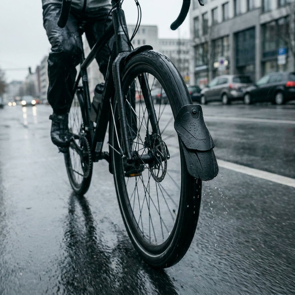 SKS Spoiler Pro Schutzblechverlängerung für Bluemels/Chromoplastics. Optimaler Spritzschutz für Fahrrad und Fahrer.