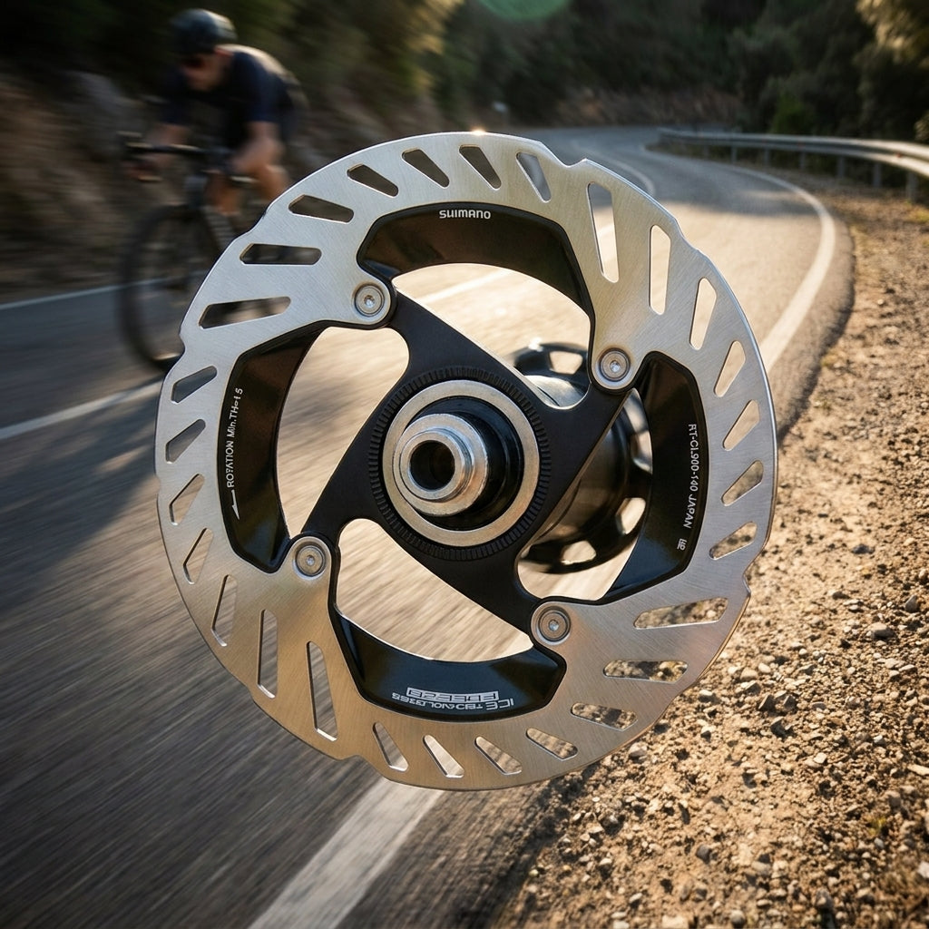 SHIMANO RT-CL900 140mm Bremsscheibe für Rennrad und Gravel, Center Lock, hohe Bremsleistung und Kontrolle.