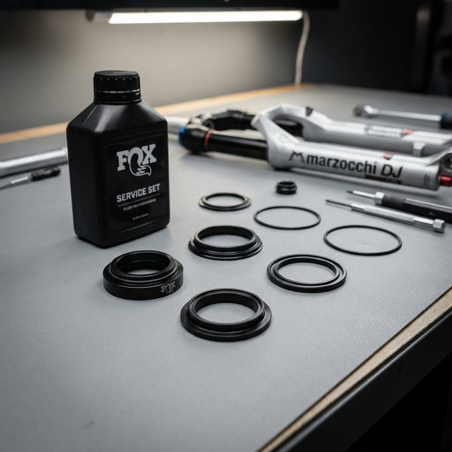 FOX Service Set Marzocchi DJ 26in: Originalteile für Federgabel Wartung, optimale Funktion und verlängerte Lebensdauer.