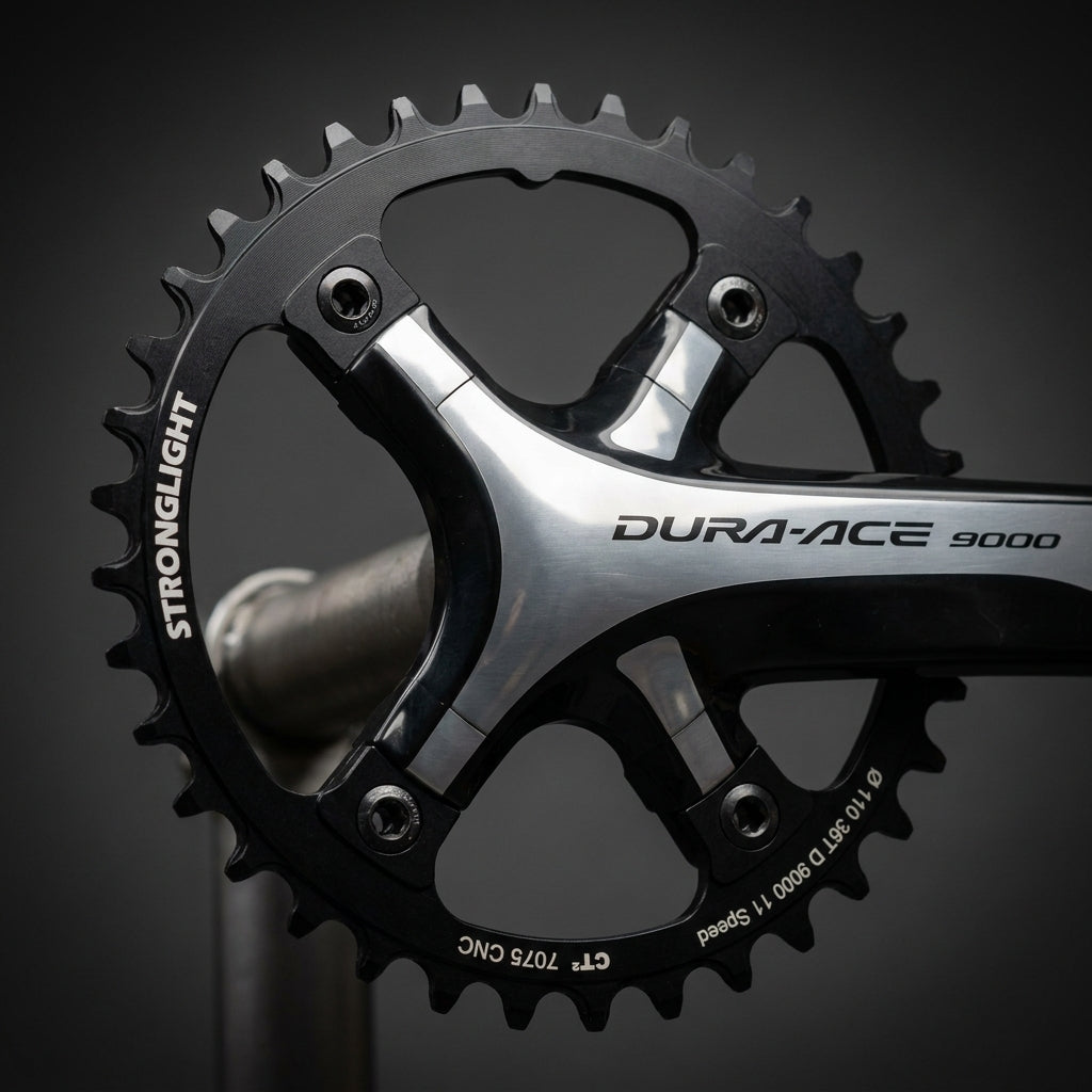 Stronglight CT2 Kettenblatt schwarz 36Z 110mm für Dura Ace 9000 11-fach.