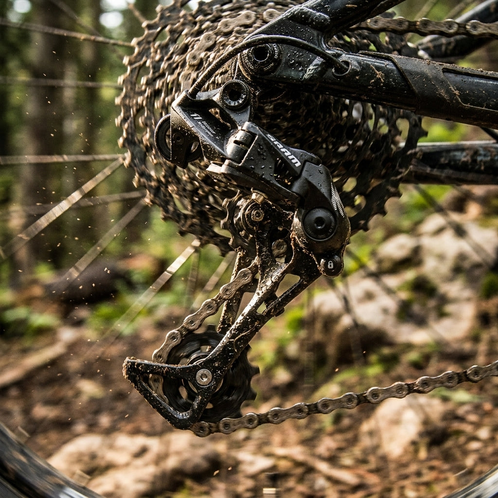 SRAM Schaltwerk NX 11-fach, anger Käfig, schwarz - 11-fach, schwarz