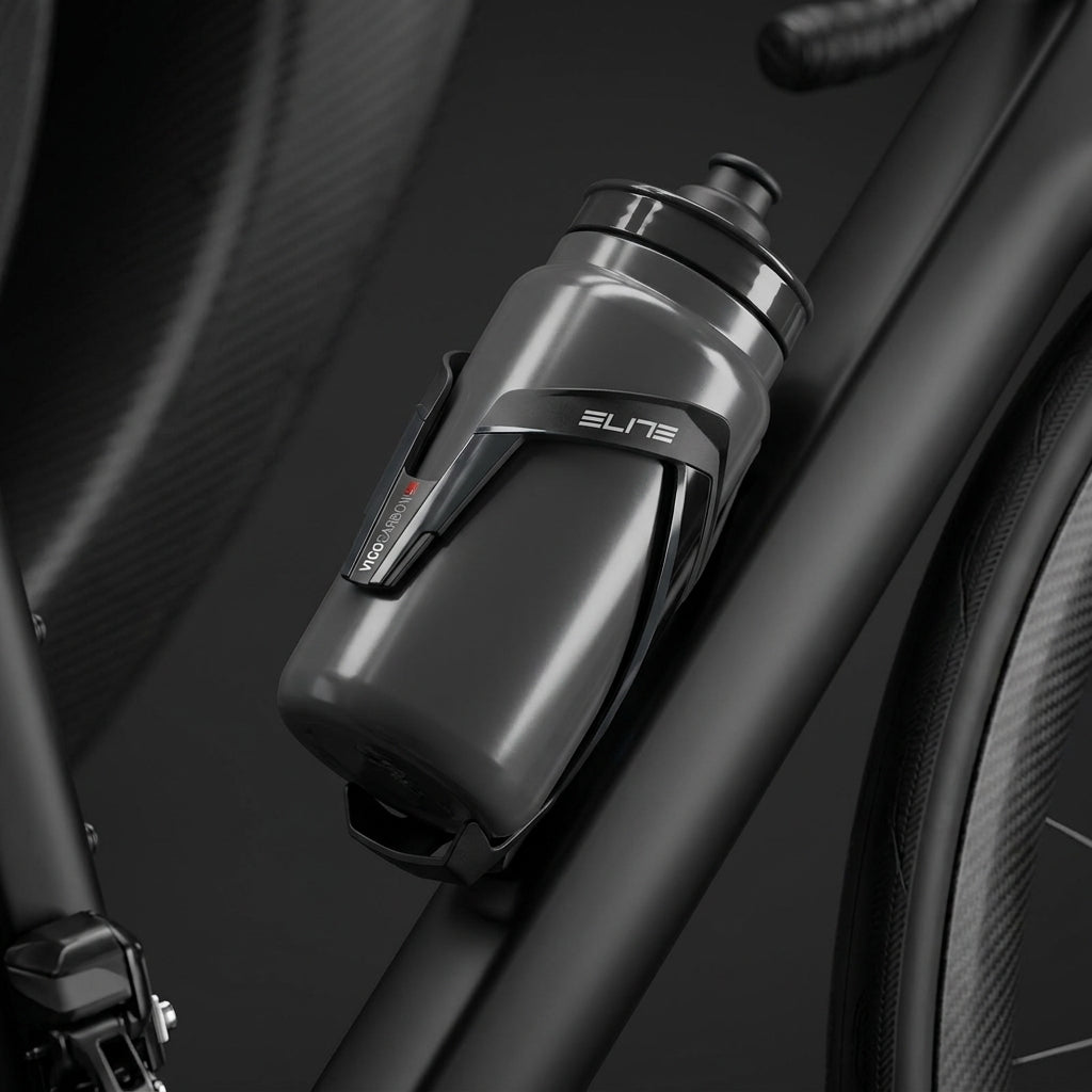 Elite Trinkflaschenhalter Vico Carbon Carbon, schwarz matt/schwarz