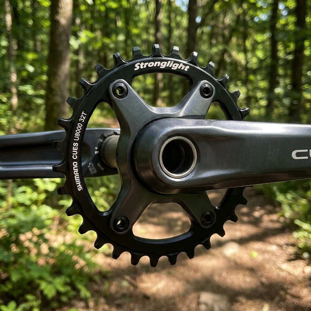 Stronglight Kettenblatt für Shimano Cues U8000 1x Antrieb. Hochwertiges Aluminium, Narrow-Wide Technologie für Mountainbike.