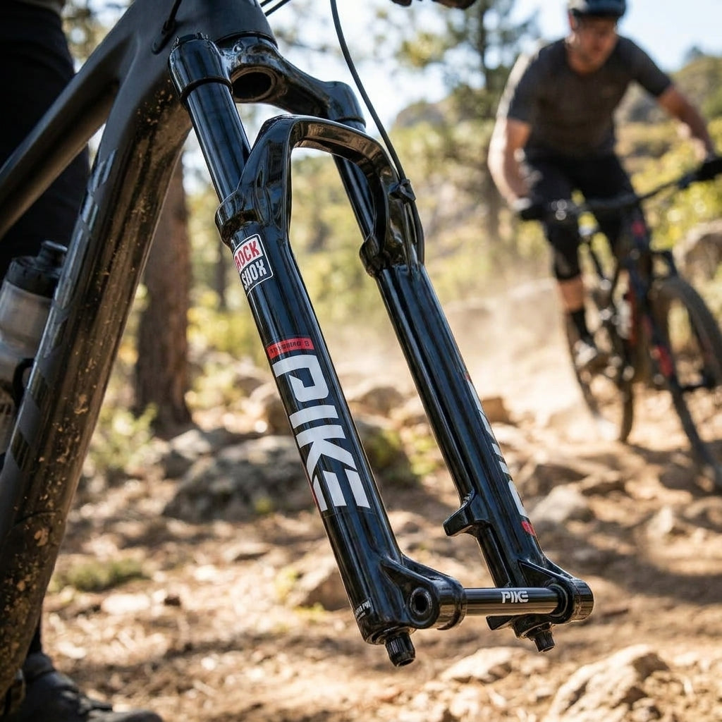 RockShox LowerLeg 29 Zoll Pike Federgabel Tauchrohr, Gloss Black mit PRV Ventilen. Boost Mountainbike Ersatzteil für Top-Performance.