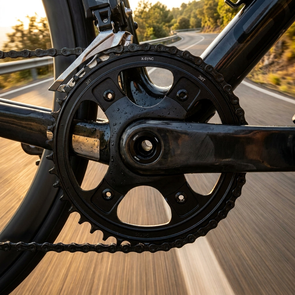 SRAM X-Sync Kettenblatt Road 12-fach 36 Zähne schwarz - 1-fach Rennrad Kettenblatt