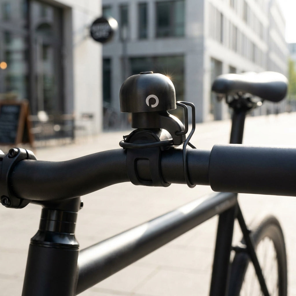 Procraft Klingel DIN-Dong Ultimate Größe One Size Schwarz - laute, stilvolle Fahrradklingel