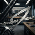 Connex Kettenverschleißlehre aus Edelstahl zur präzisen Messung des Verschleißes an Fahrradketten für längere Haltbarkeit.