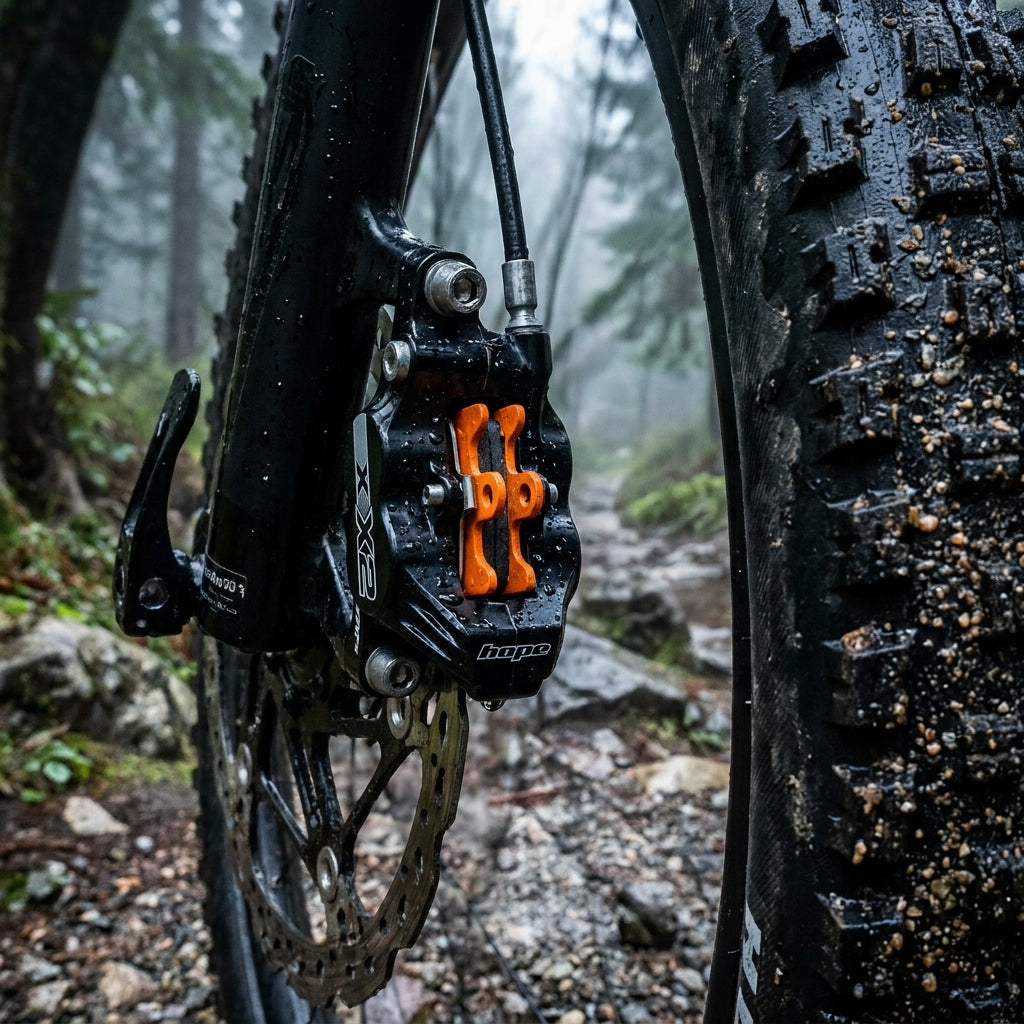 XLC Scheibenbremsbeläge BP-O28 für Hope X2 Bremsen. Organische Pads, orange, hohe Bremskraft bei MTB & CityTrekking.