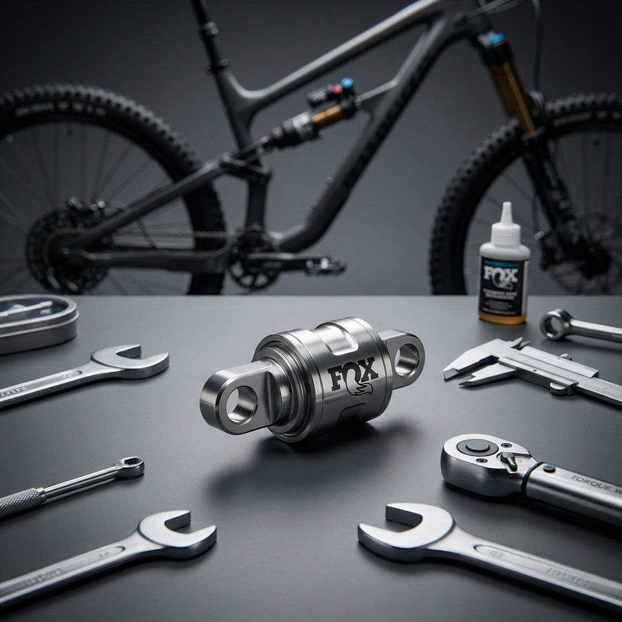 FOX Service Set Eyelet Assy für FLOATX2 LTS Dämpfer. Präzise Wartung für Fahrrad Federung und MTB Performance.