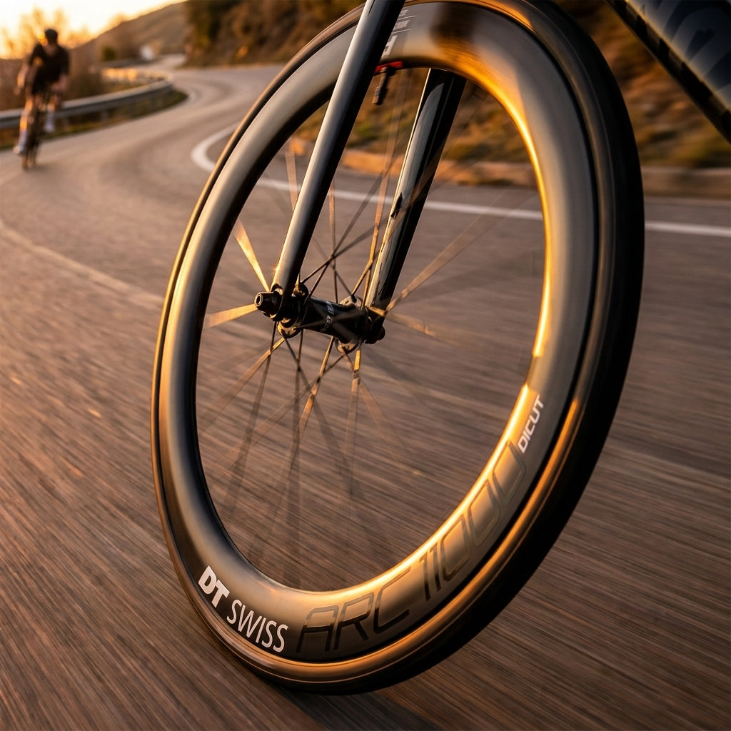 DT Swiss ARC 1100 Dicut 55 Carbon-Laufrad: Aerodynamisches Rennrad-Performance-Laufrad für maximale Geschwindigkeit & Kontrolle.