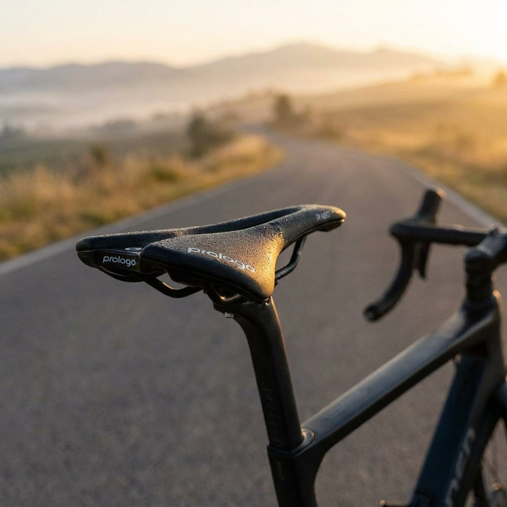 Prologo Akero R 160mm schwarzer Fahrradsattel für Komfort auf langen Road- und Allroad-Touren mit Active Base.