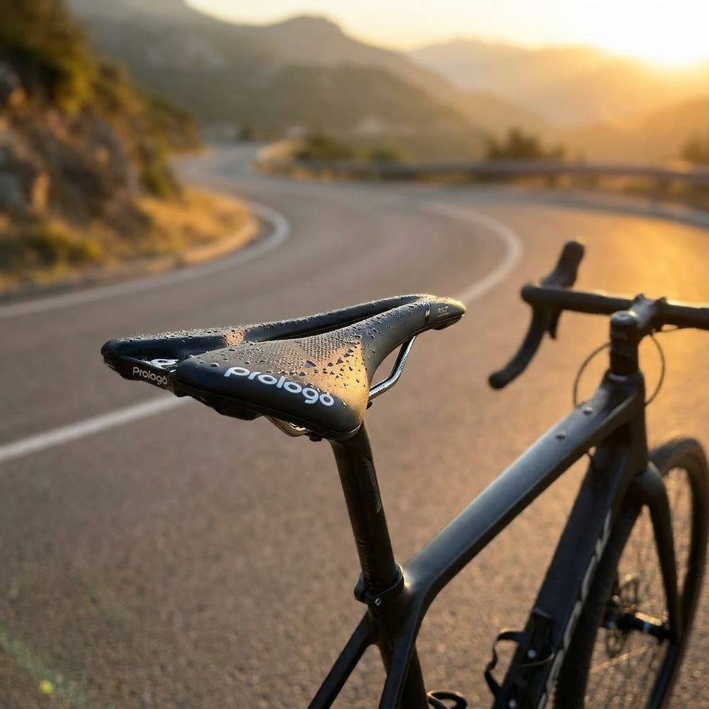 Prologo Nago R4 PAS Fahrradsattel 137 mm Schwarz. Ergonomischer T-Form Sattel für Rennrad und Gravel. Komfort & Bewegungsfreiheit.