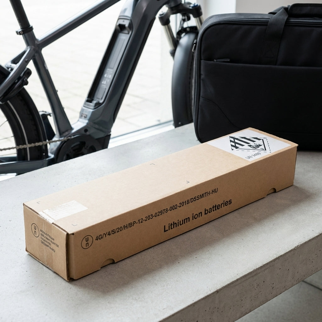 Bosch PowerTube Transport Verpackung BBP38YY. Sicherer Schutz für PowerTube 540/600/800 E-Bike Akkus. Robustes Case für Transport & Lagerung.