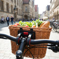 KLICKfix Lenker-Adapter universal schwarz-rot für Fahrradkörbe und Taschen. Sichere Befestigung an Lenker Ø 22-26mm & 31,8mm.