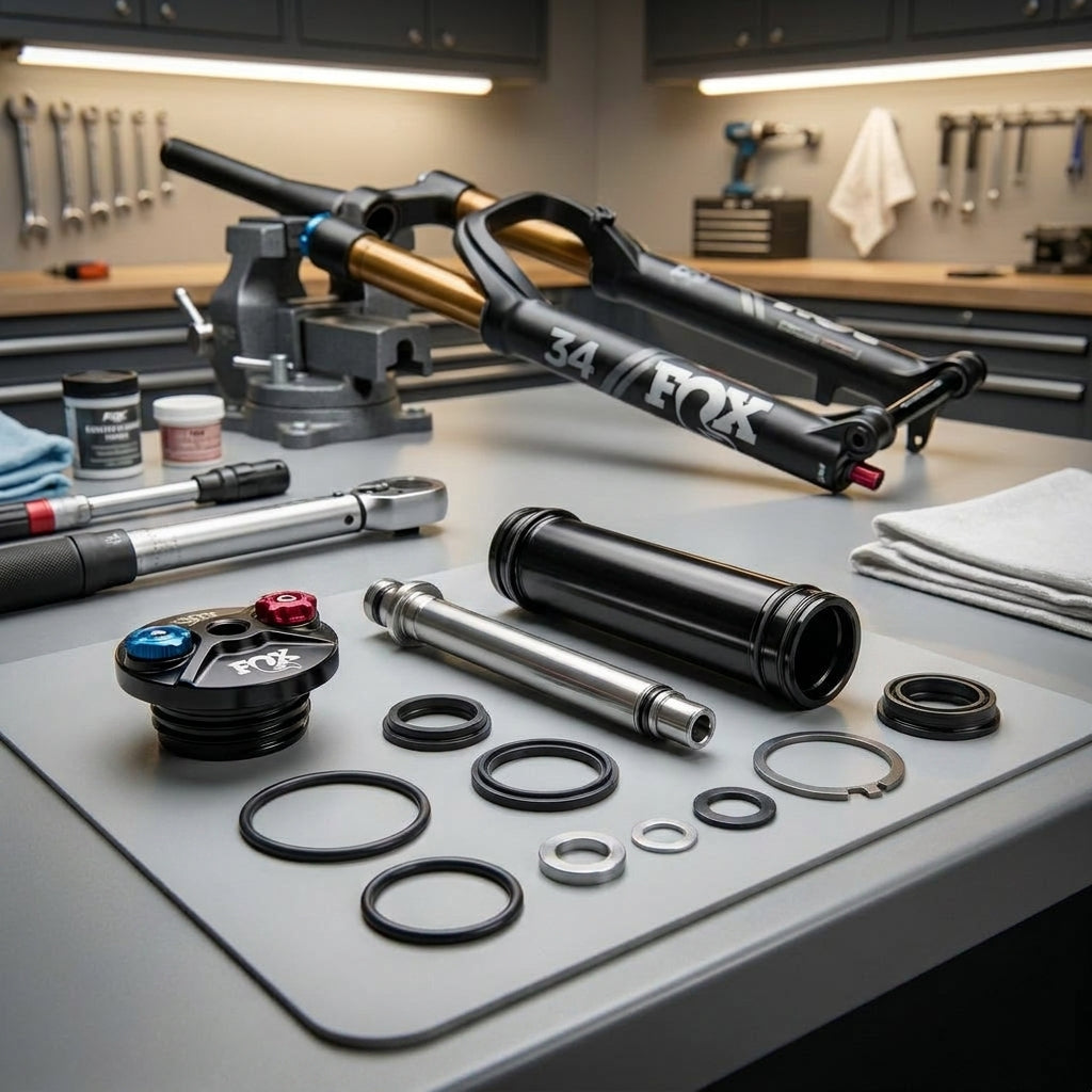 FOX Service Set 34 Grip X2 Topcap Assy - zuverlässige Wartung für deine Federgabel