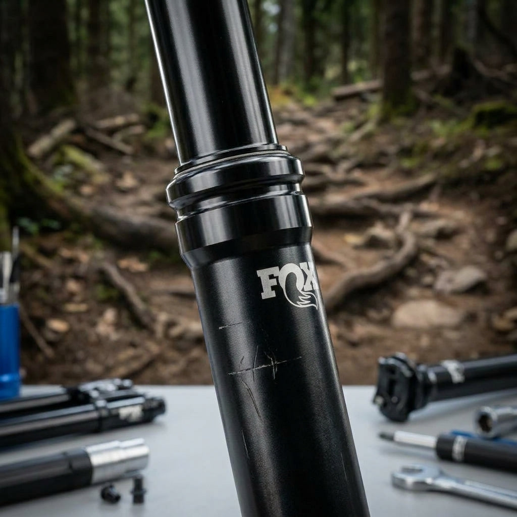 FOX Transfer Lower Post 34.9 180mm Ersatzteil für Vario-Sattelstütze. Robustes Mountainbike-Upgrade für spielfreie Funktion.