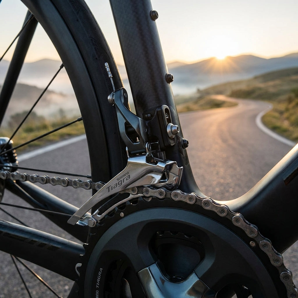 SHIMANO TIAGRA FD-4700 Umwerfer für Rennrad. Präzise 2-fach Schaltperformance, Schellenmontage. Optimiertes Fahrerlebnis.