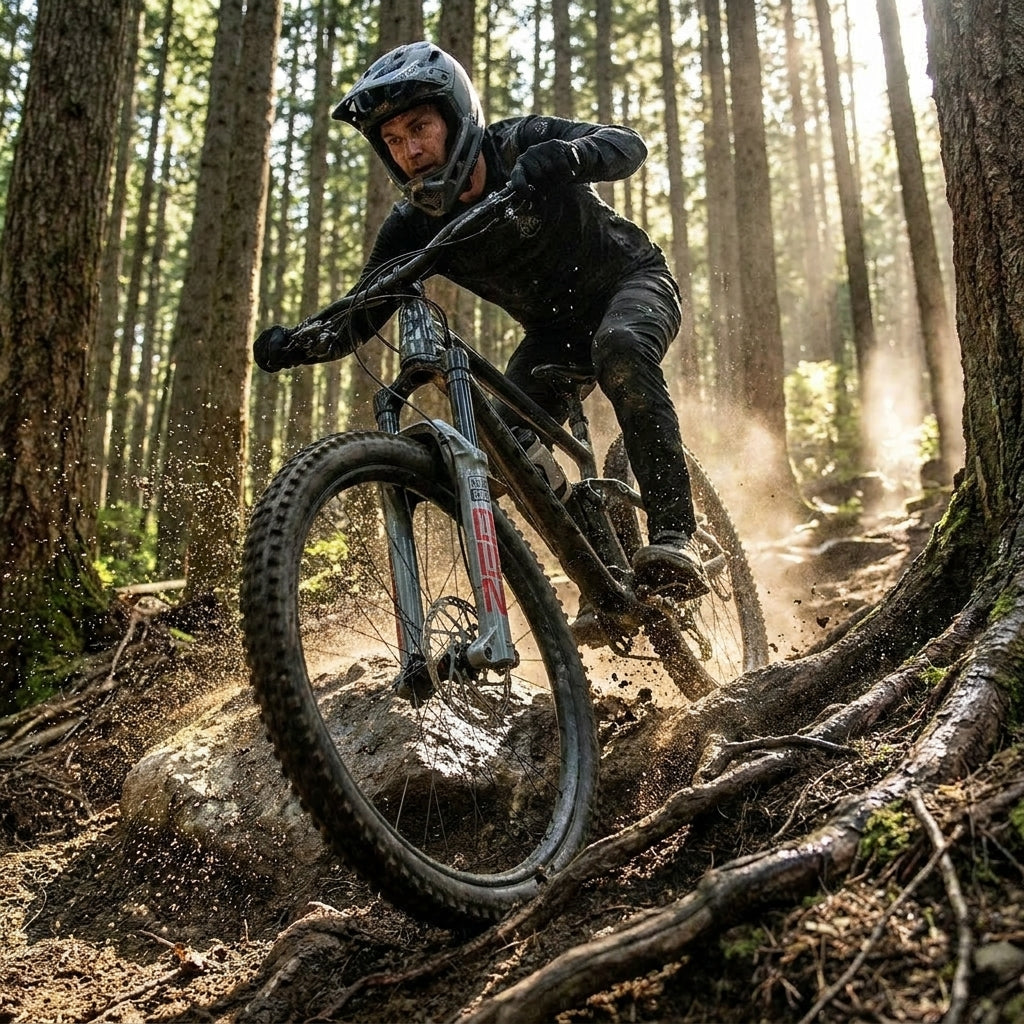 Rockshox ZEB Ultimate Federgabel 29 Zoll, grau. Hochleistungs-MTB-Gabel für Enduro und Trail. 190mm Federweg.
