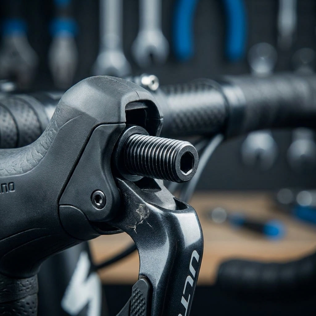 SHIMANO ST-6871 Ersatzschraube für Schalt/Bremshebel. Original SHIMANO Teil für Rennrad Wartung, sicherer Halt, präzise.