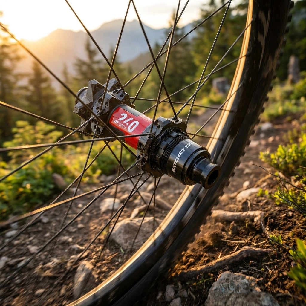 DT Swiss 240 EXP MTB Hinterradnabe schwarz. Leichte, präzise Boost-Nabe für Cross-Country und Trail. Maximale Effizienz.