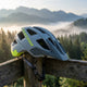 Cratoni Helm AllSet MTB grau neongelb matt S/M 54 bis 58cm