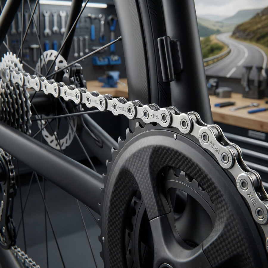 KMC X11EL 11-fach Fahrradkette, Silber, gewachst. Für Rennrad & Mountainbike. Präzise Schaltperformance, langlebig, leicht.