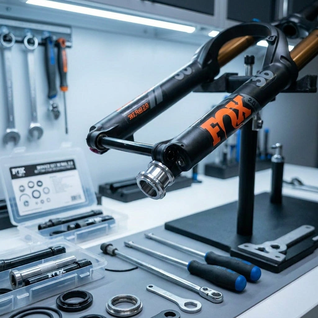 FOX Service Set 36 Rail 2.0 Bottom Stud Interface Parts für präzise Federgabel-Wartung und volle Performance deiner FOX 36.