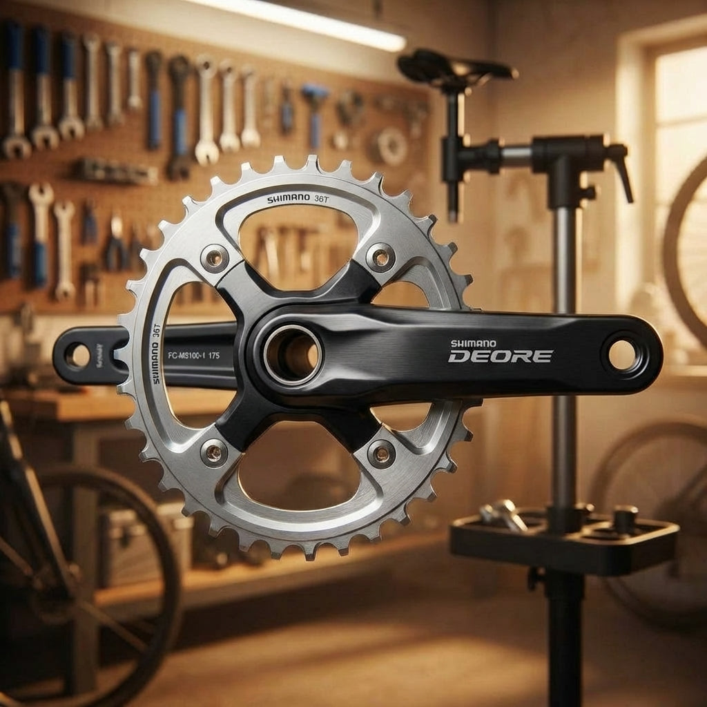 Aluminium Kettenblatt 36 Zähne für Shimano Deore M610 10-fach Kurbelgarnitur.