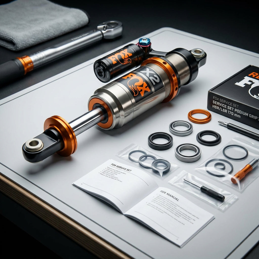 FOX Service Set Podium Grip X2 HSR/LSR 170 mm - präziser Dämpfer-Service der aktuellen Generation