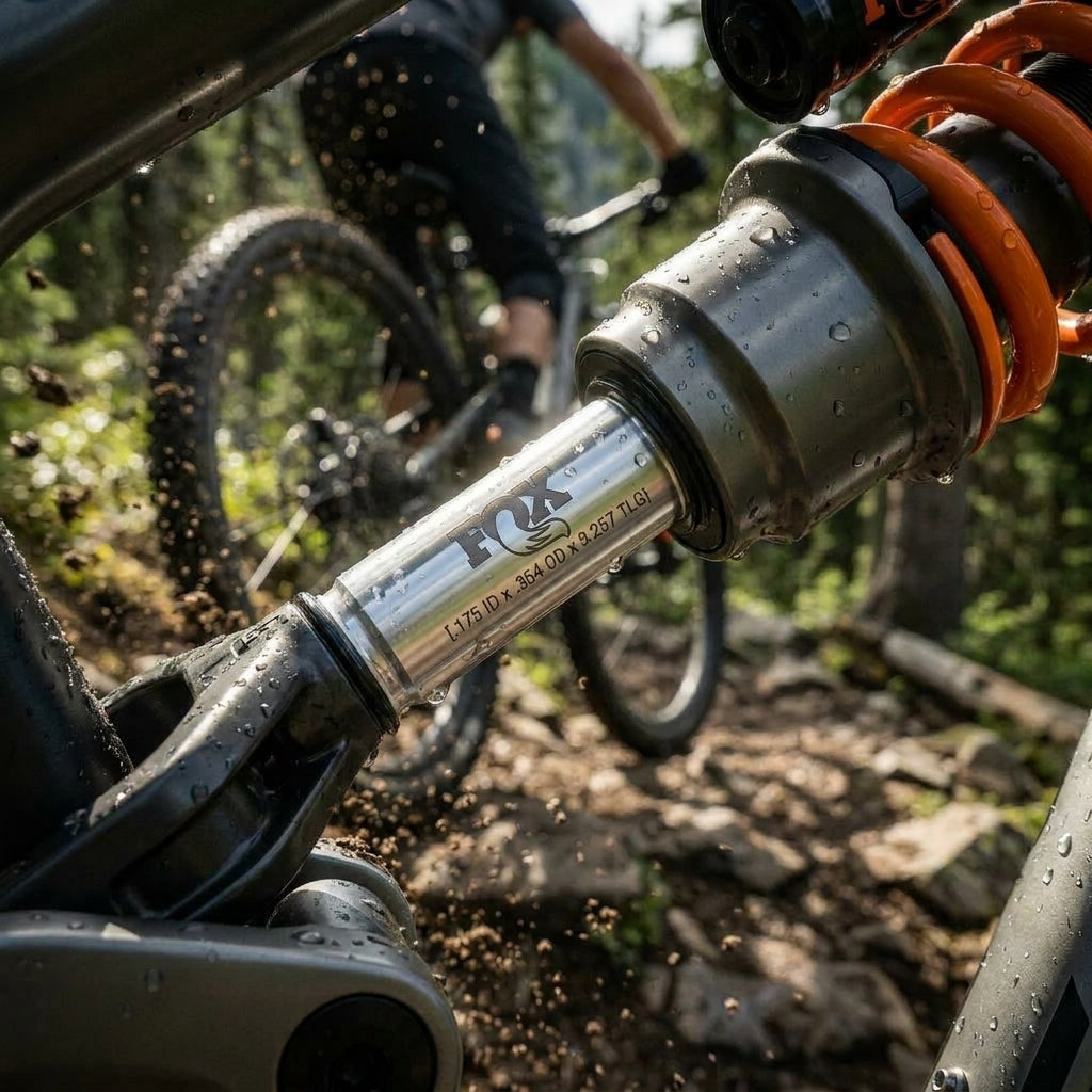 FOX Shaft (T) Dämpferschaft aus AL 7075-T6 für Mountainbike Federung. Präzision und Zuverlässigkeit für dein FOX Fahrwerk. MTB Ersatzteil.