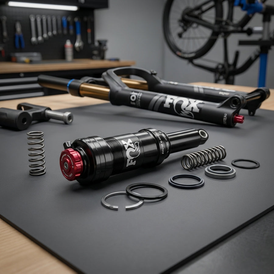 FOX Service Set: Damping Adj Assy, Rezi CM SH. Präzisions-Ersatzteile für FOX Fahrwerke. Optimale Dämpfung am Mountainbike.