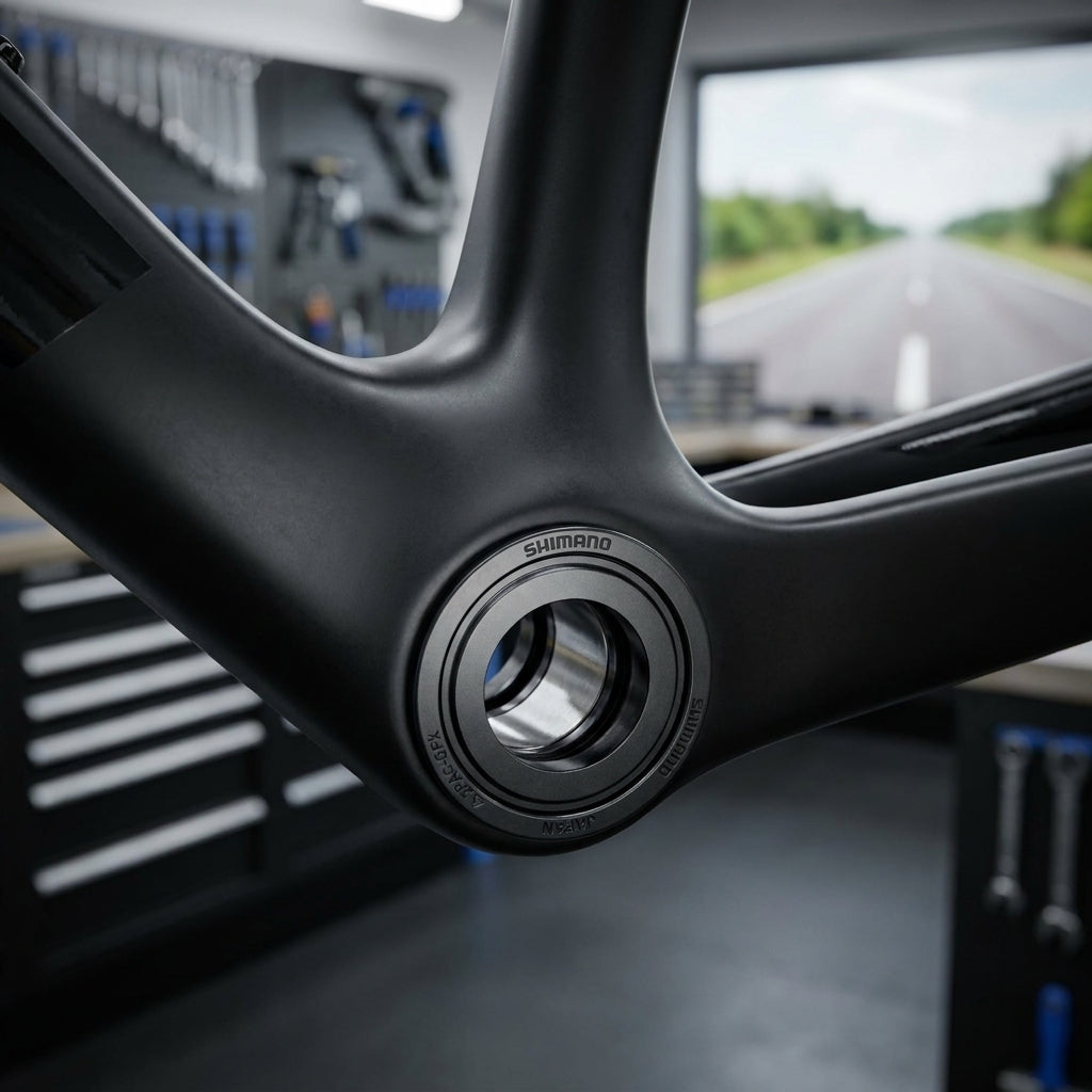 SHIMANO BB71 Press-Fit Innenlager für Rennrad und Gravel. Optimierter Leichtlauf, präzise Kraftübertragung, langlebige Qualität.