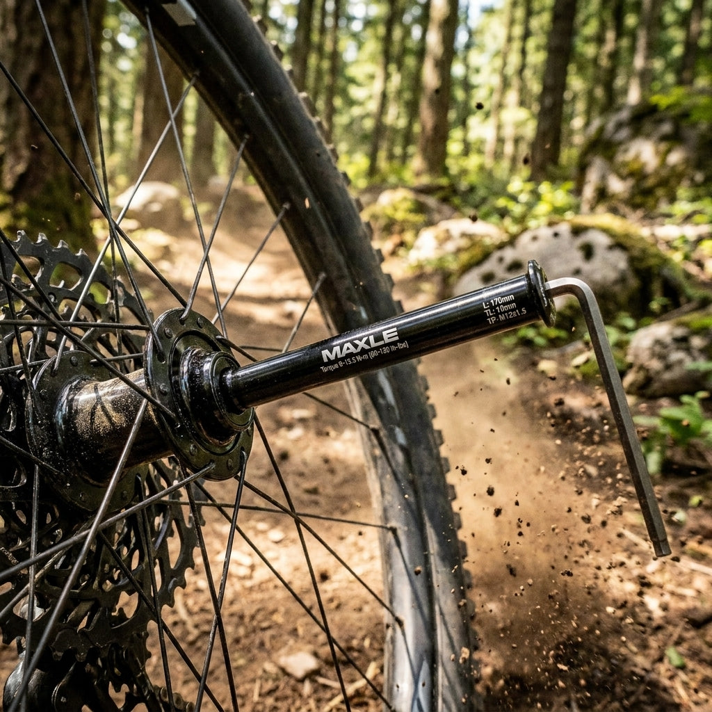 SRAM Maxle Stealth Steckachse hinten für MTB. Maximale Steifigkeit und sichere Hinterradbefestigung für anspruchsvolle Fahrer.