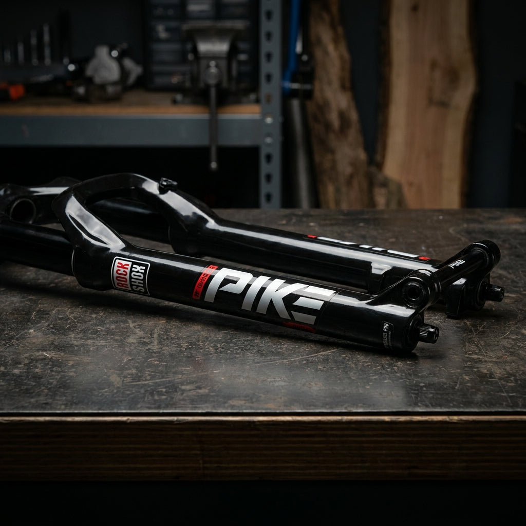 RockShox LowerLeg 29 Zoll Tauchrohr, Pike Gloss Black, PRV Ventile, Foil Decals. Mountainbike Federgabel Ersatzteil.
