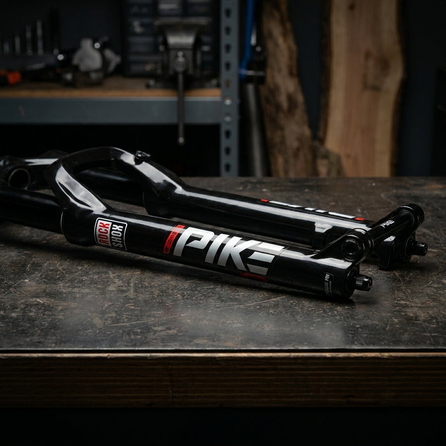 RockShox LowerLeg 29 Zoll Tauchrohr, Pike Gloss Black, PRV Ventile, Foil Decals. Mountainbike Federgabel Ersatzteil.