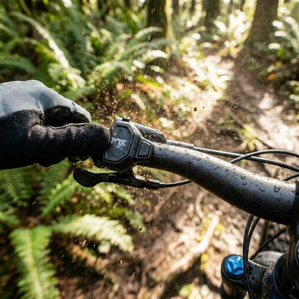 FOX Controller für Giant Trance X (2020) E-MTB. Ergonomische Bedieneinheit mit Power-Button, leichte Lenker-Integration.