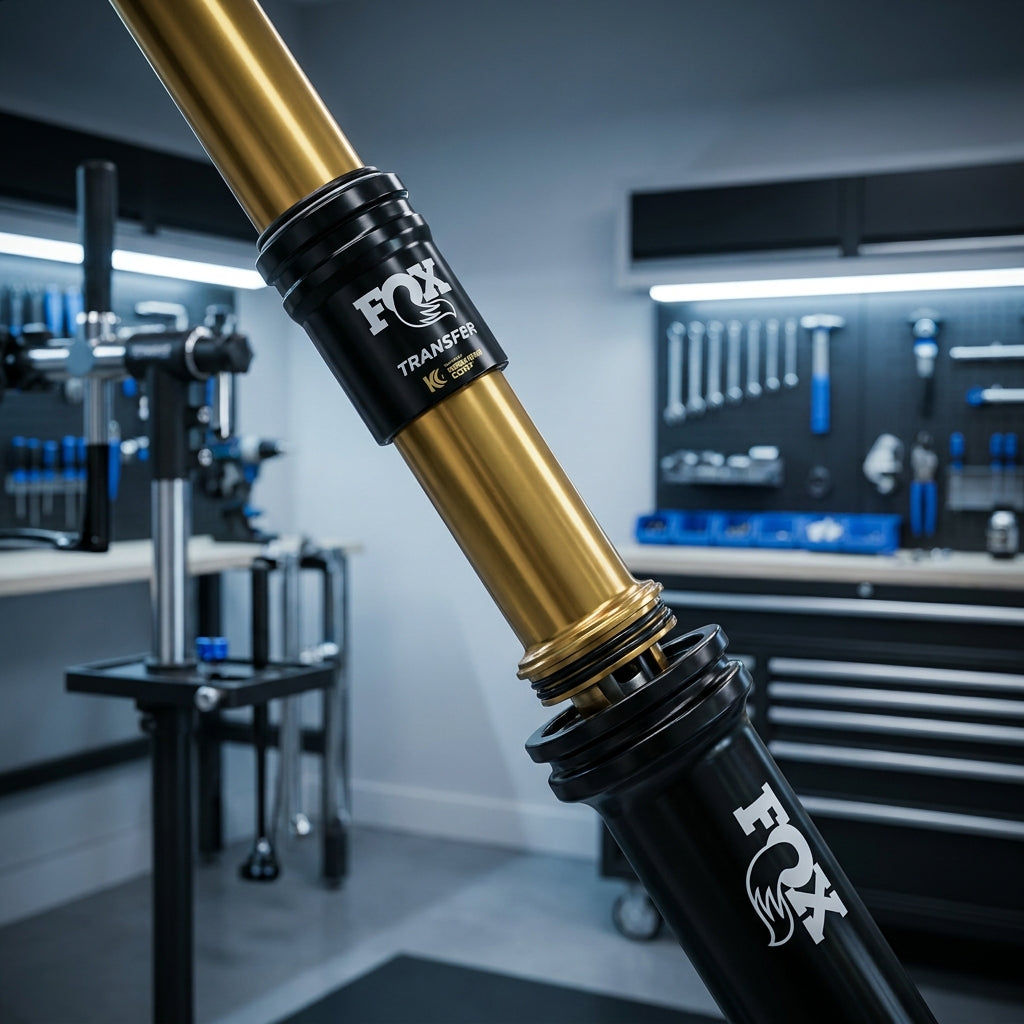 FOX 2021 Transfer Upper Post Tapered Kashima 100 mm - präzises Ersatz-Innenrohr