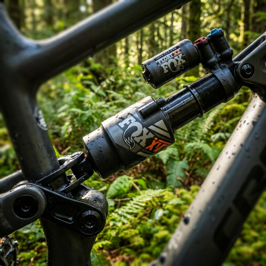 FOX Decal 2019 Float X2 XV Sleeve dunkelgrau. Hochwertiger Ersatzaufkleber für FOX Mountainbike Dämpfer. Perfekte Optik.