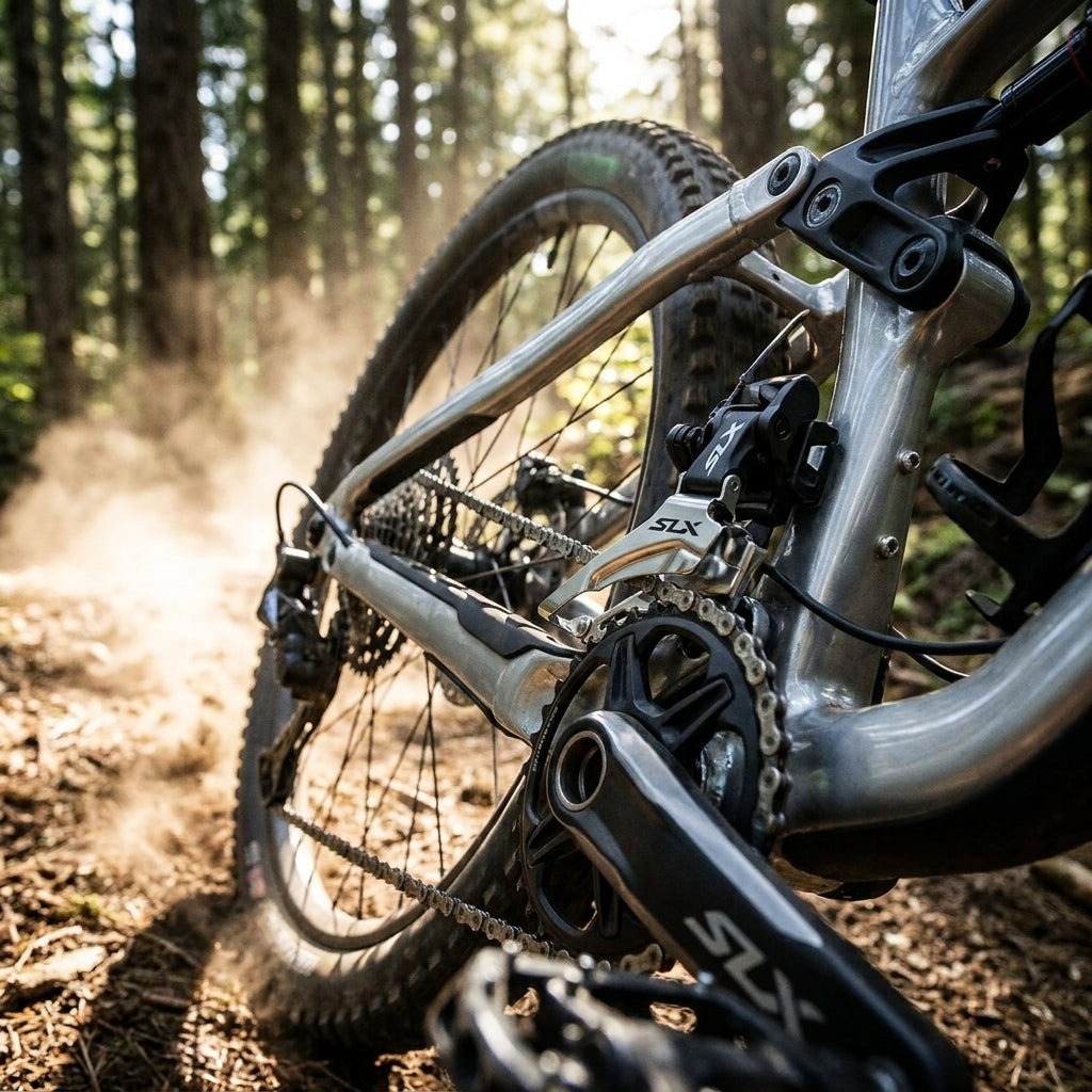 SHIMANO Umwerfer SLX FD-M7100 2-fach MTB Schelle mittig Front-Pull - präzise Schaltperformance am Mountainbike