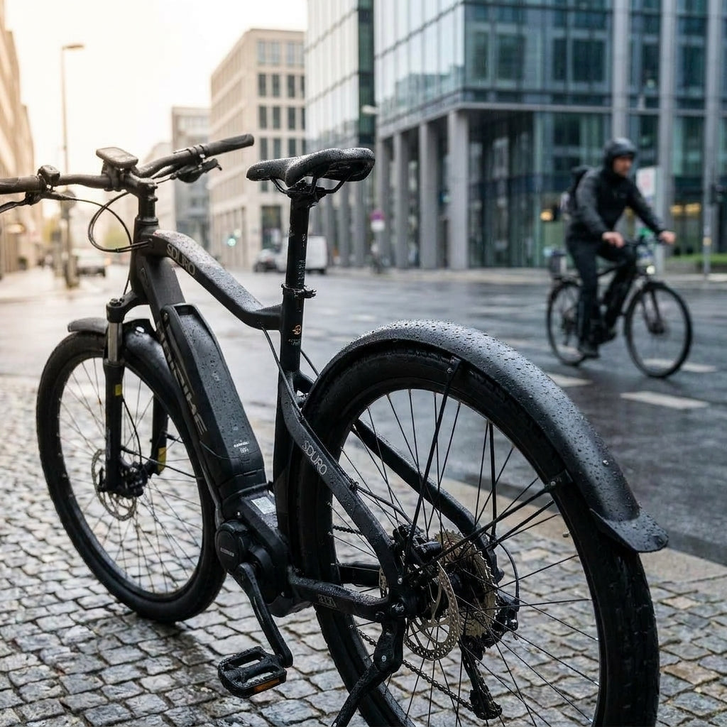 Haibike Sduro Street Schutzblech, 28 Zoll, schwarz matt. Optimaler Spritzschutz für HardSeven Street 4.5. Robuster Kunststoff.