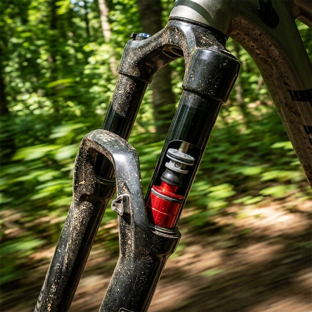 RockShox DebonAir Upgrade Kit 150mm für Pike B1+/Revelation A1+/C1 Federgabel. Optimiert Mountainbike-Performance und Trail-Kontrolle.