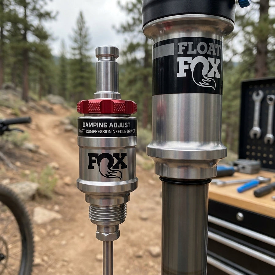 FOX Damping Adjust Compression Needle Driver für Float DPX2 Dämpfer. Präzise Einstellung für Mountainbike Federung, fahrrad-teile-shop.