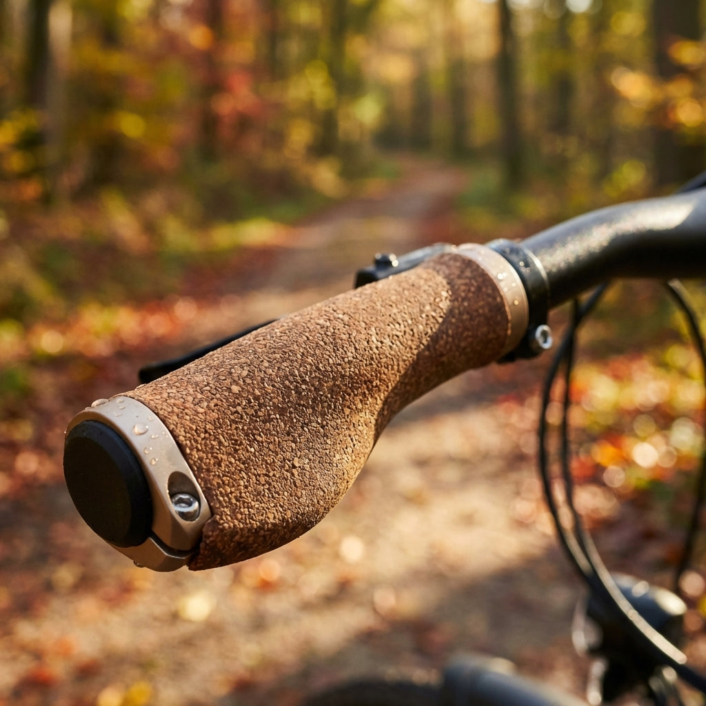 Ergotec Kyoto Kork Fahrradgriffe 130 mm braun