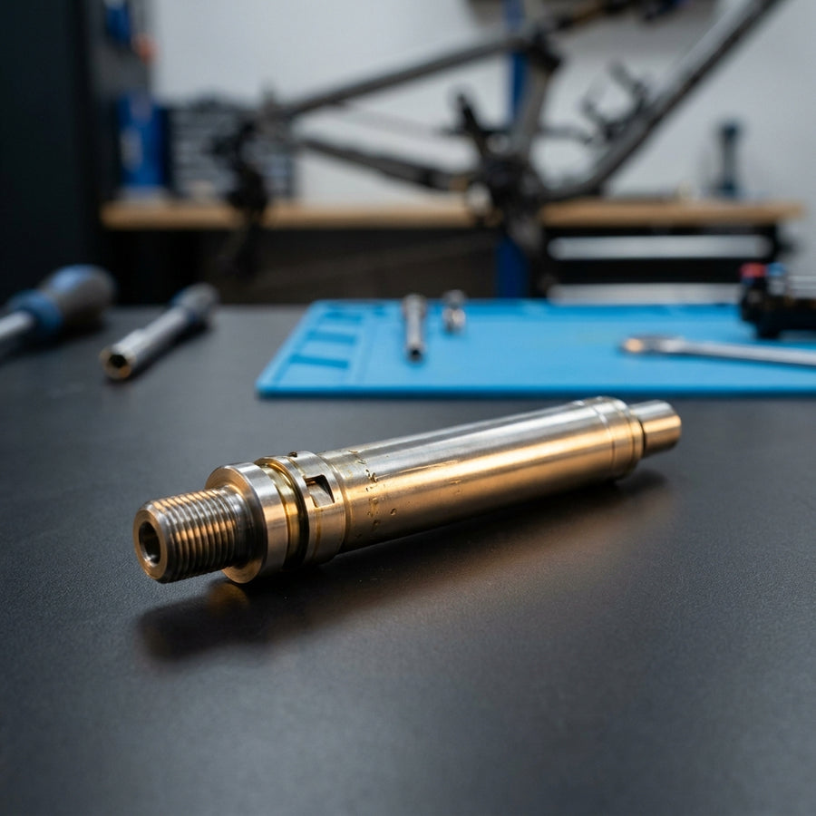 FOX Damper Shaft Inner DPX2: Präziser Innenkolben für FOX DPX2 Dämpfer. Original Ersatzteil für Mountainbike Federung.
