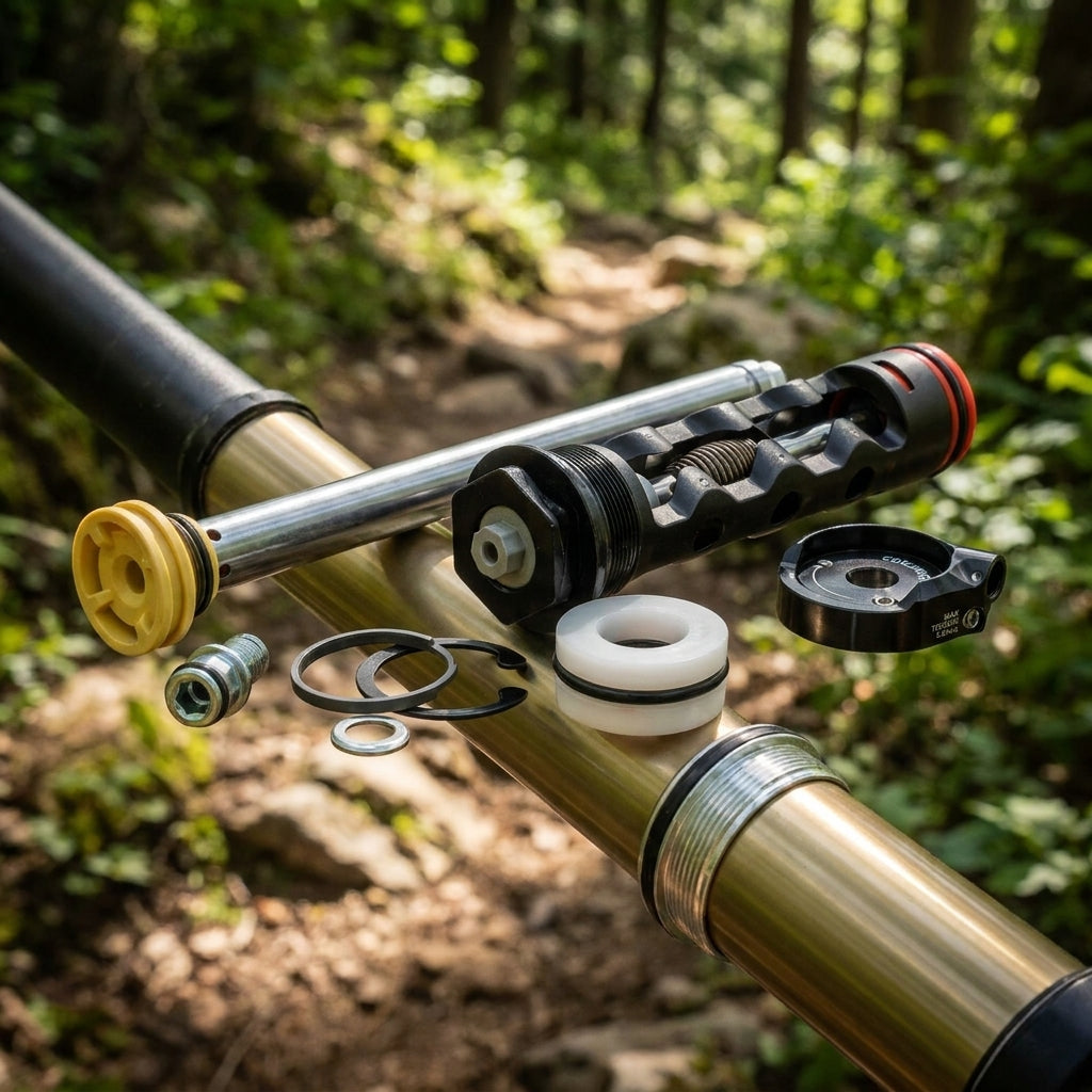 RockShox Gabeldämpfer für 30 Gold/Judy Gold Federgabeln. Upgrade für Mountainbikes mit Remote-Funktion. Präzise Performance.