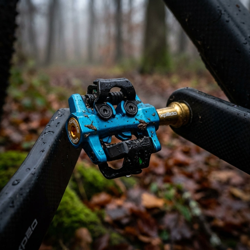 Pedal Clipless Cxr Pro Blau Gold 9/16 Zoll Xmf10at
