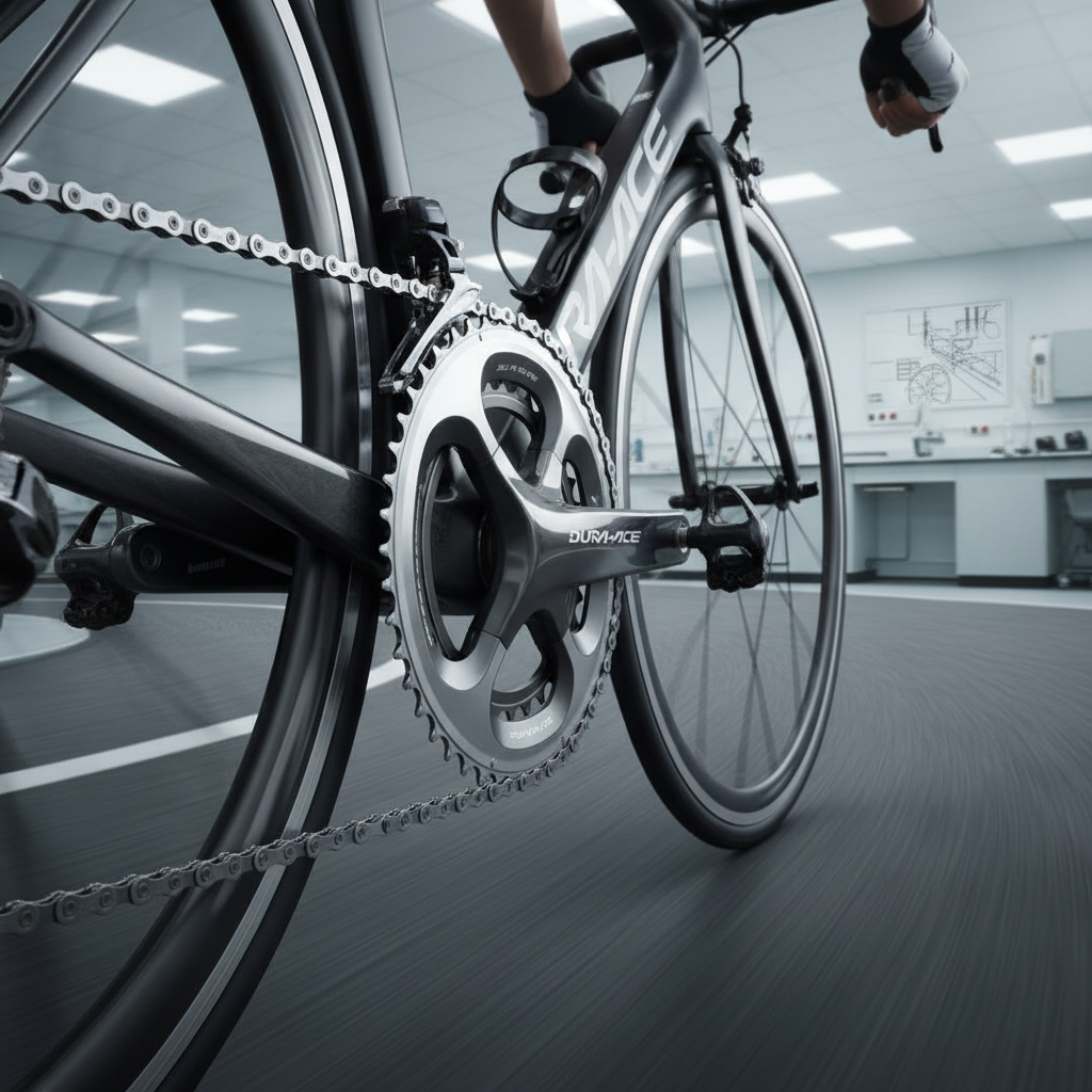 SHIMANO Kettenblatt DURA-ACE FC-7900 52 Zähne Silber - präzise Schaltperformance für Rennräder