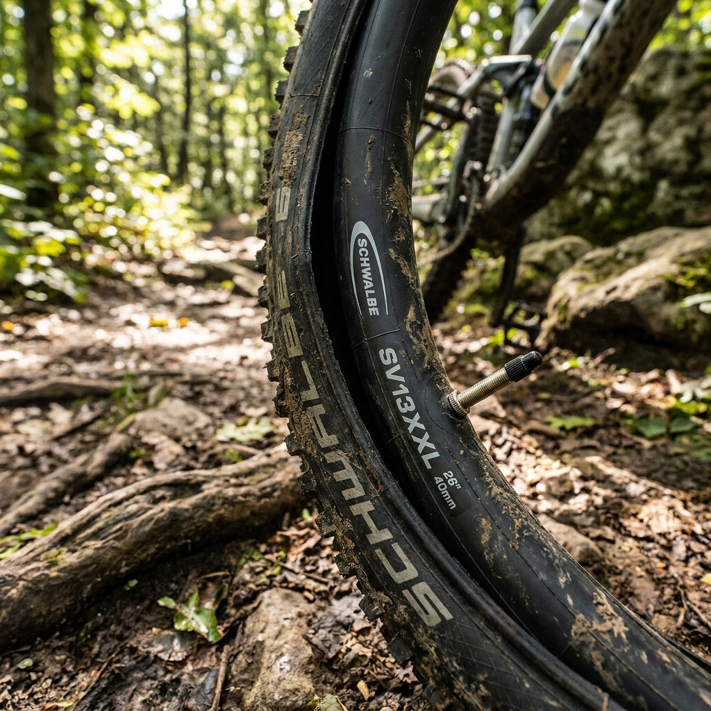 Schwalbe SV13XXL Fahrradschlauch 26 Zoll - Zuverlässiger MTB-Schlauch mit Sclaverand-Ventil